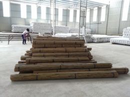 Working process of processing bamboo